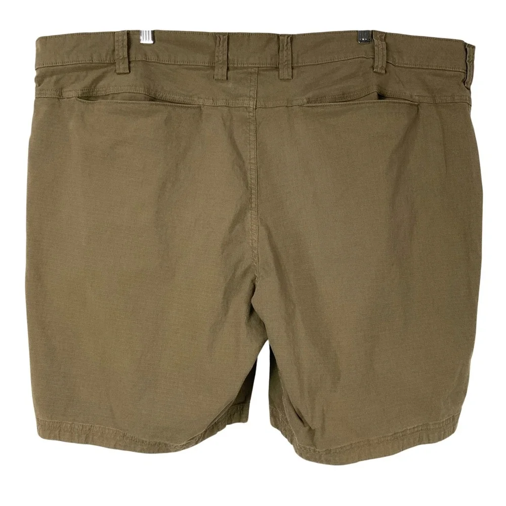 Duluth Trading Brown Shorts 46 Standard Fit Button Zip Fly 9